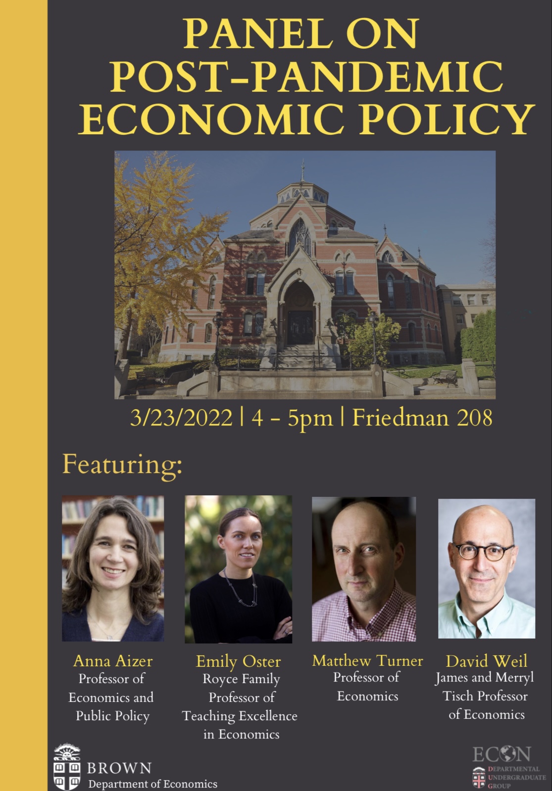 phd economics brown university